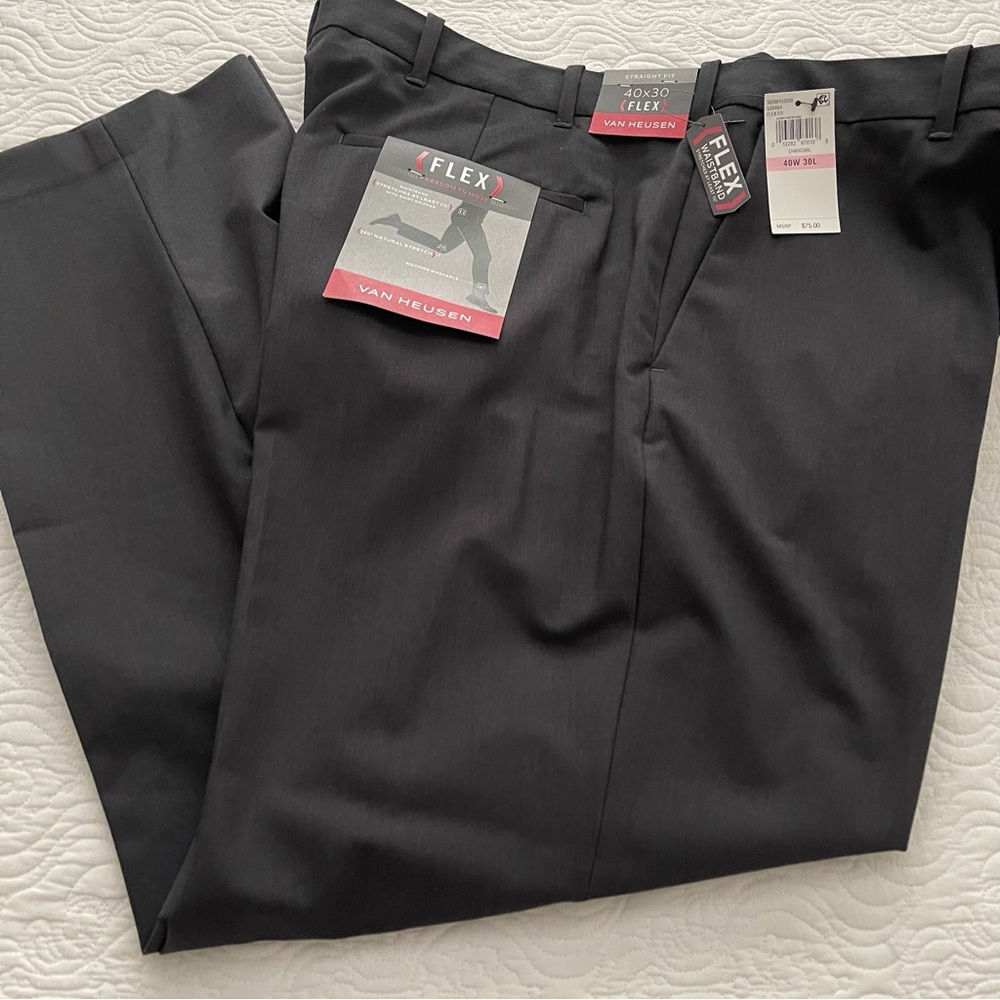 VAN HEUSEN Straight Fit 40x30 Flex Men’s Pants